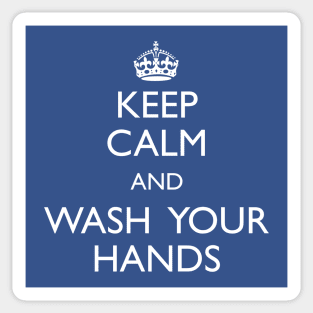 Keep calm and wash your hands Sticker